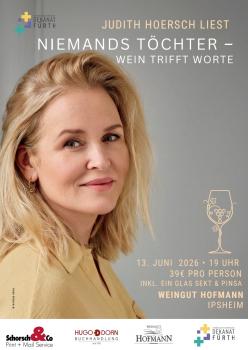 WEIN TRIFFT WORTE-LESUNG AUF DEM WEINGUT 13.06.2026, 19 Uhr